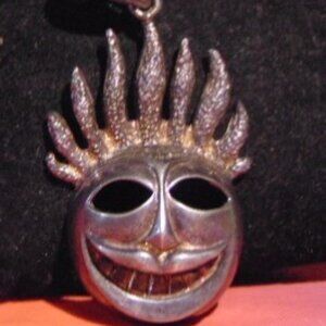 SS Crazy Sun Necklace